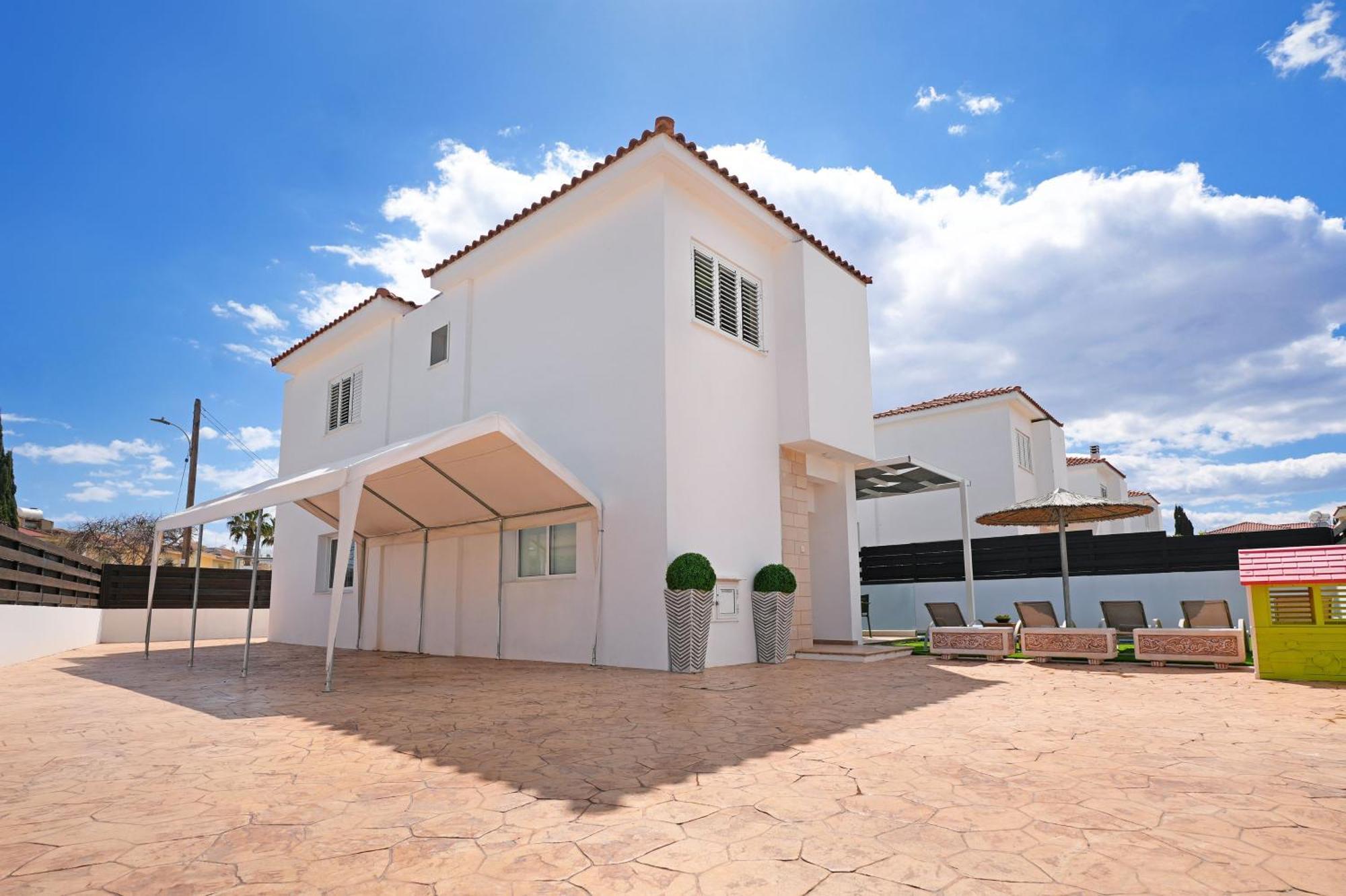Villa White Star - 100M From Serena Beach Protaras Extérieur photo