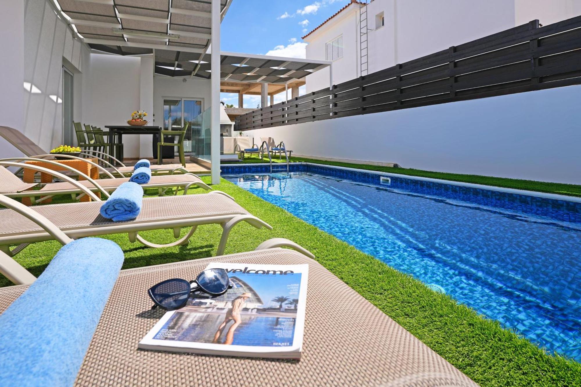 Villa White Star - 100M From Serena Beach Protaras Extérieur photo